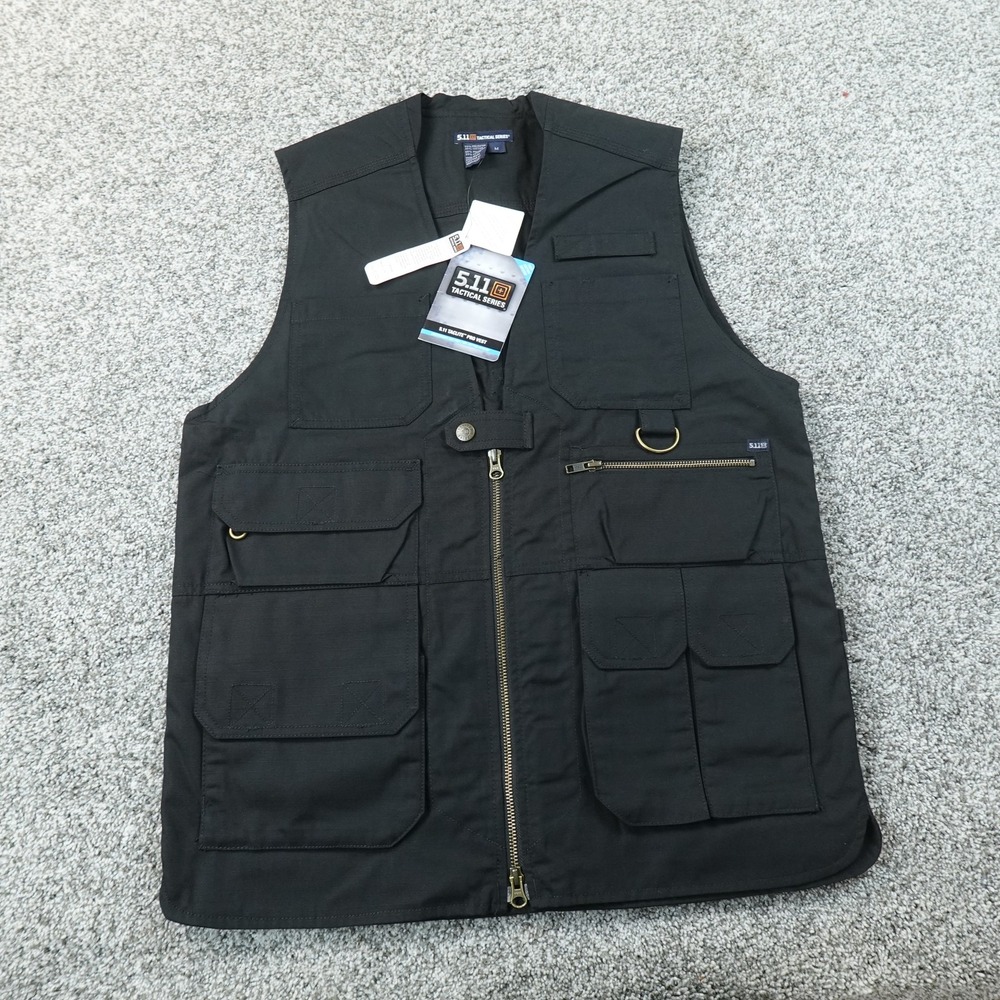 NEW 5.11 Tactical Vest Mens M Black Taclite Pro Shooting Outdoor Work Utility